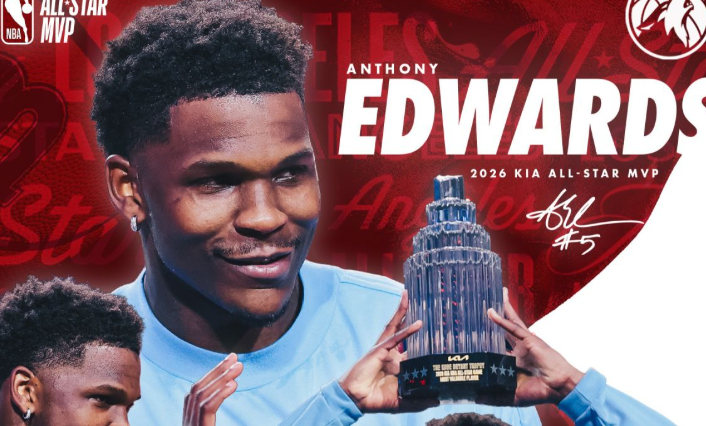 Anthony Edwards Cetak 32 Poin, MVP All-Star