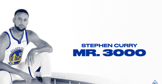 Stephen Curry Cetak Rekor Tiga Angka Spektakuler